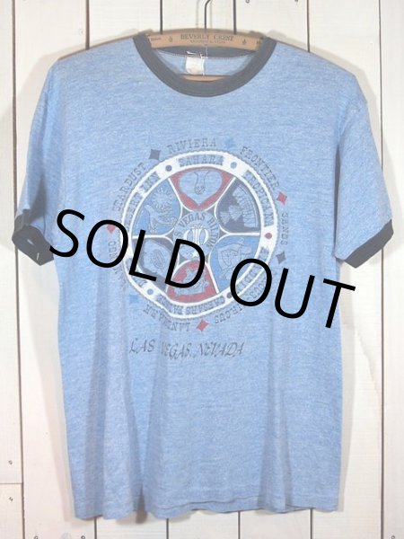 画像2: 1970sラスベガス杢リンガーTシャツ (2)