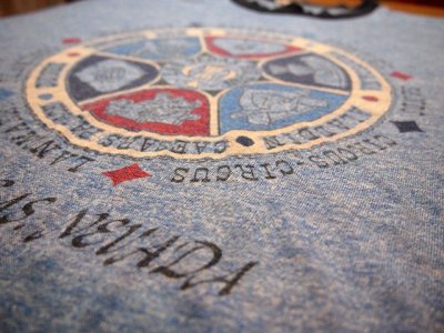 画像1: 1970sラスベガス杢リンガーTシャツ