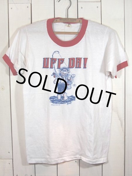 画像2: 1980s釣迷人リンガーTシャツ (2)