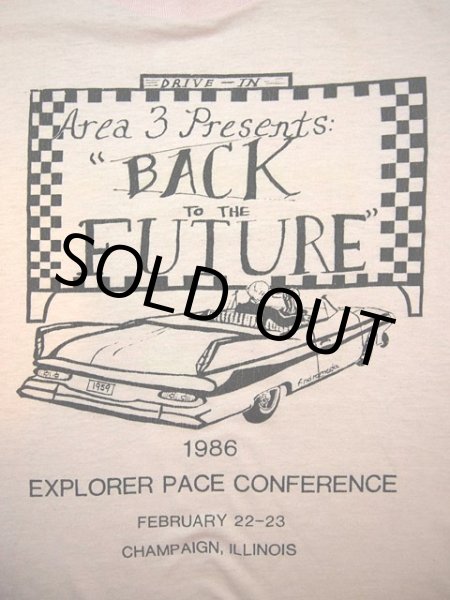 画像5: 1980s映画とは無関係の「バックトゥザフューチャー」Tシャツ (5)