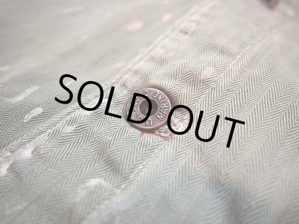 画像4: 1940sUSMC P-1941 HBTカバーオール (4)