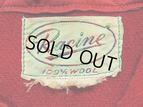 画像3: 1940s【Racine】マチ付きウールシャツ (3)