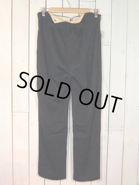 画像2: 1930s-1940sバックシンチ付きウールパンツ (2)