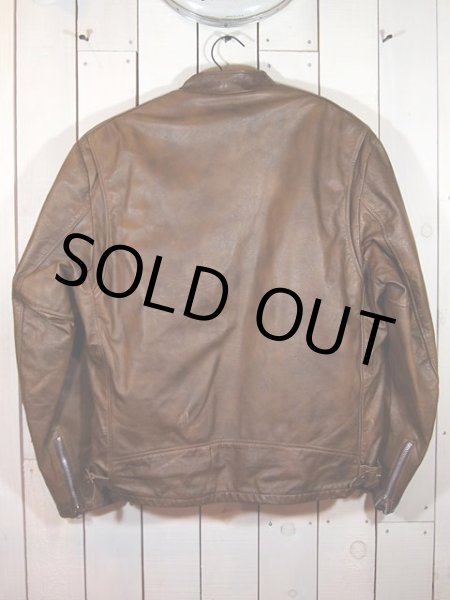 画像2: 1960s【Schott】シングルライダースジャケット (2)