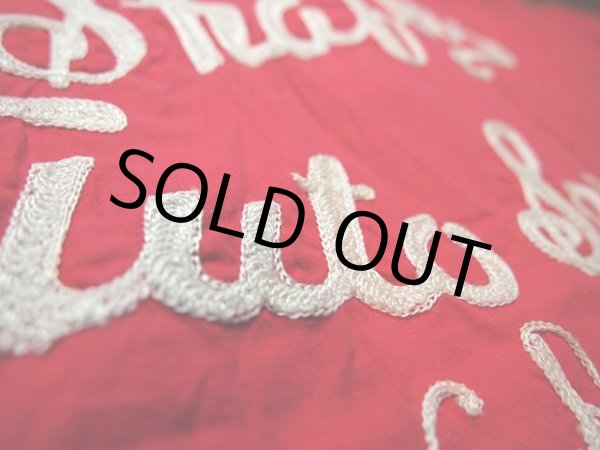 画像5: 1960s【PILGRIM】チェーンステッチ刺繍ボックスシャツ (5)