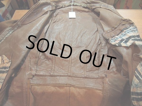 画像5: 1940sレザースポーツジャケット (5)