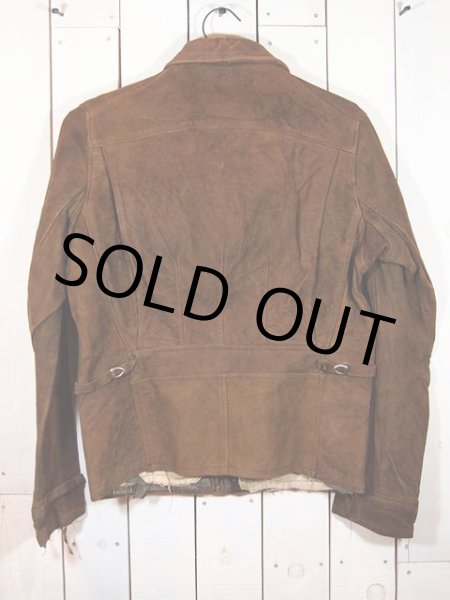 画像2: 1940sレザースポーツジャケット (2)