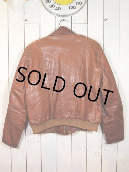 画像2: 1970s【NaturalComfort】レザージャケット (2)