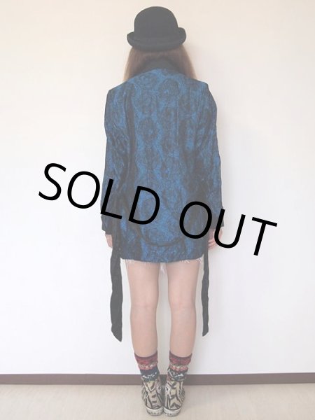 画像3: 1960s総柄サテンガウン (3)