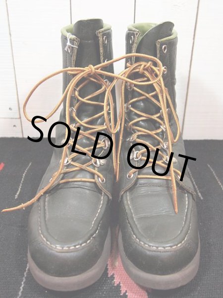 画像2: 【Fin&Feather】ワークブーツ　〝グリーン〟 (2)