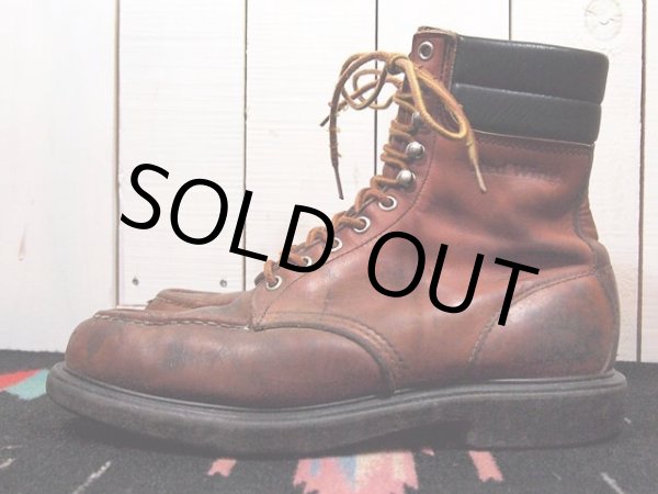 画像3: 88年製【REDWING】404スーパーソールワークブーツ 9D (3)