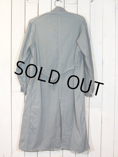 画像2: 1940sヘリンボーンショップコート (2)