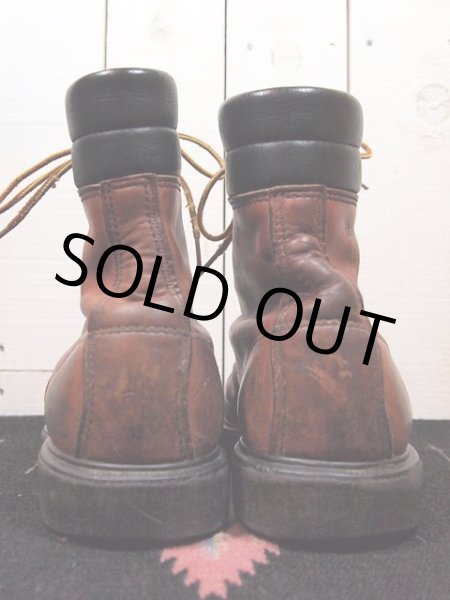 画像4: 88年製【REDWING】404スーパーソールワークブーツ 9D (4)