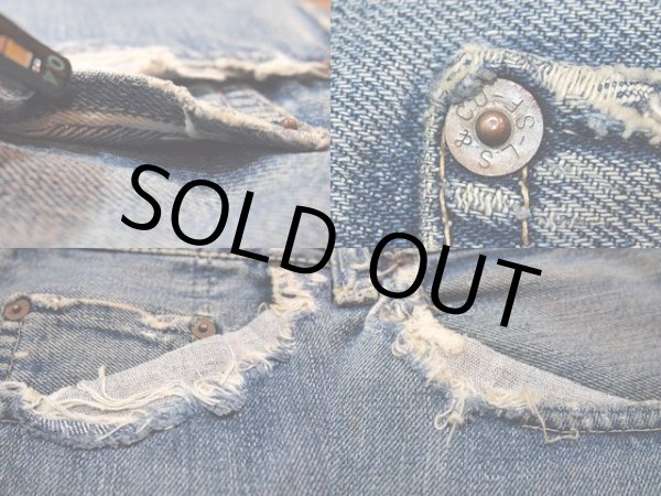 画像5: 1940s【LEVI'S】501XX革パッチ　片面タブ (5)