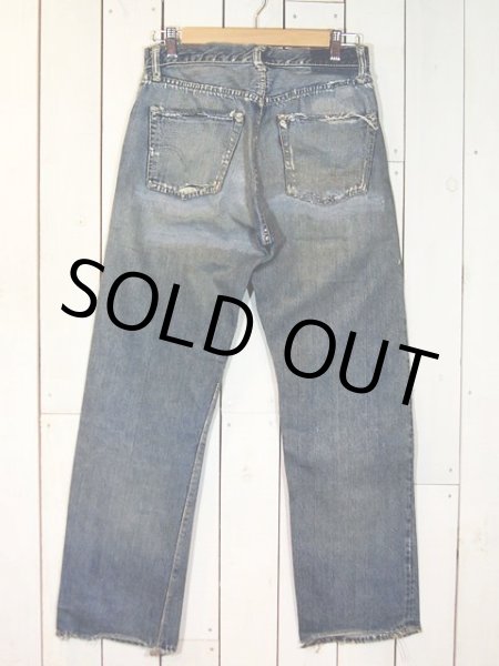 画像2: 1940s【LEVI'S】501XX革パッチ　片面タブ (2)