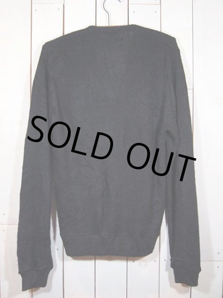 画像2: 1960s【PILGRIM】オールブラックニットカーディガン (2)