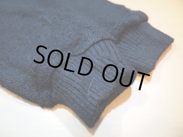 画像5: 1960s【PILGRIM】オールブラックニットカーディガン (5)