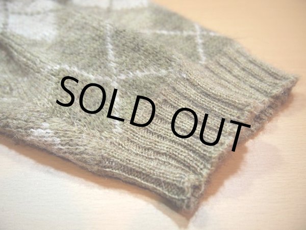 画像5: 1960sアーガイルニットカーディガン (5)