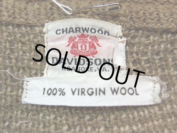 画像3: 1960sアーガイルニットカーディガン (3)