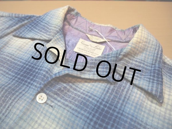 画像4: 1950s【Game&Lake】オンブレーチェックウールシャツ  (4)