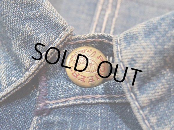 画像4: 1950s初期【PIONEER】デニムカバーオール (4)