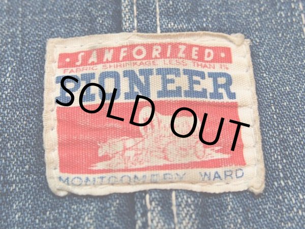 画像3: 1950s初期【PIONEER】デニムカバーオール (3)