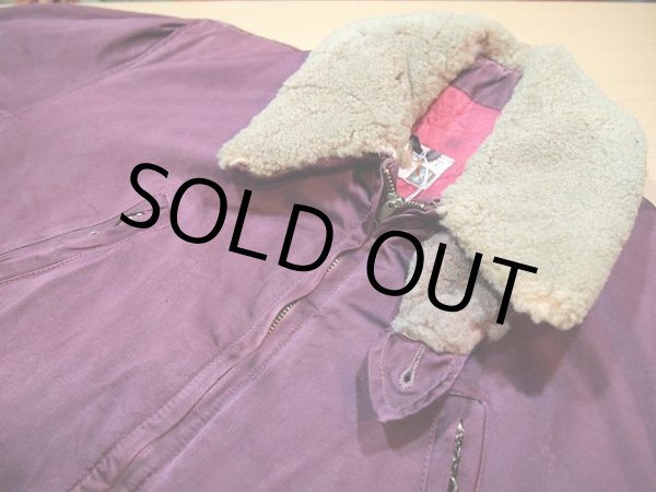 画像5: SALE!! 1950s【ALDENCREST】チンスト付きムートンボアジャケット (5)