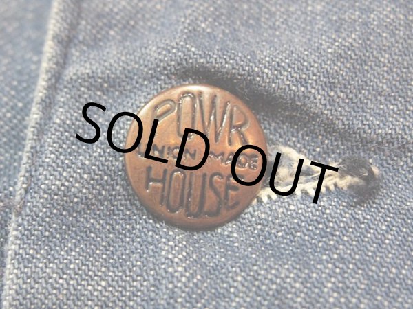 画像5: 1960s【POWR HOUSE】裏ブランケットデニムカバーオール (5)