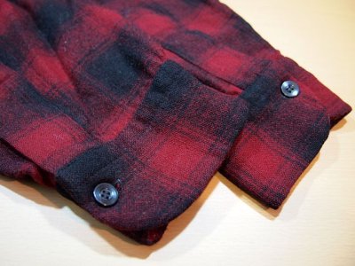 画像1: 1950s【PENDLETON】オンブレーチェックウールシャツ