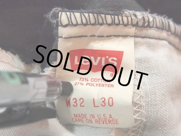 画像3: 【LEVI'S】519コーデュロイパンツ　w32 オリジナルブラック (3)