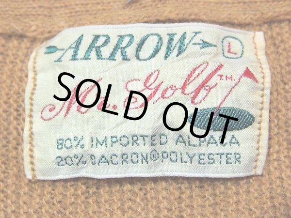 画像3: 1960s【ARROW】アルパカVネックニットセーター (3)
