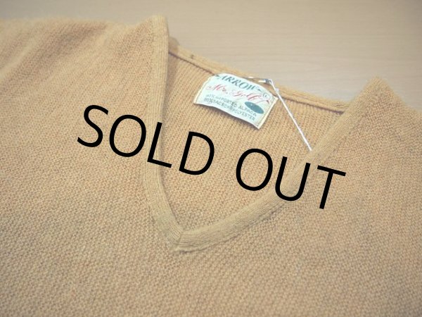 画像4: 1960s【ARROW】アルパカVネックニットセーター (4)