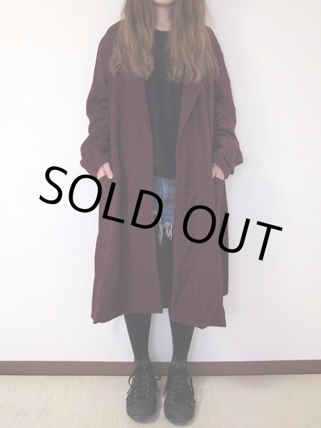 画像2: 1950sウールガウン (2)