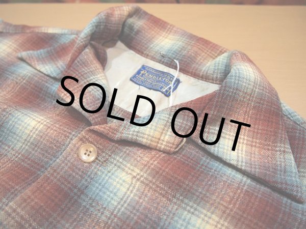 画像4: 1950s【PENDLETON】オンブレーチェックウールシャツ (4)