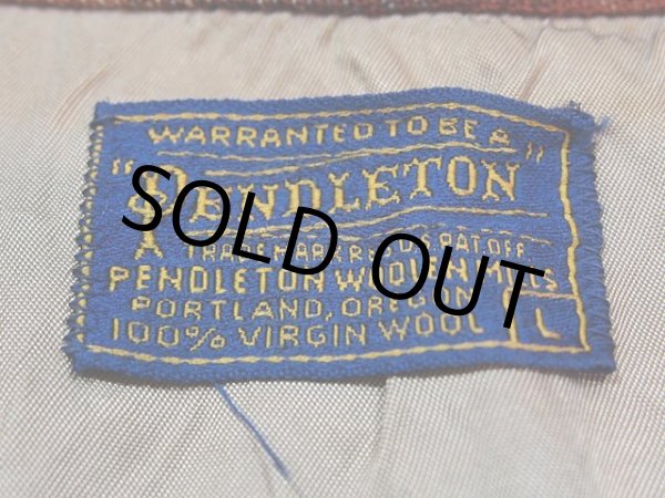 画像3: 1950s【PENDLETON】オンブレーチェックウールシャツ (3)