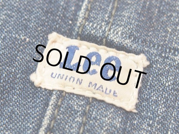 画像4: 1950s【Lee】91-JロングLデニムカバーオール (4)