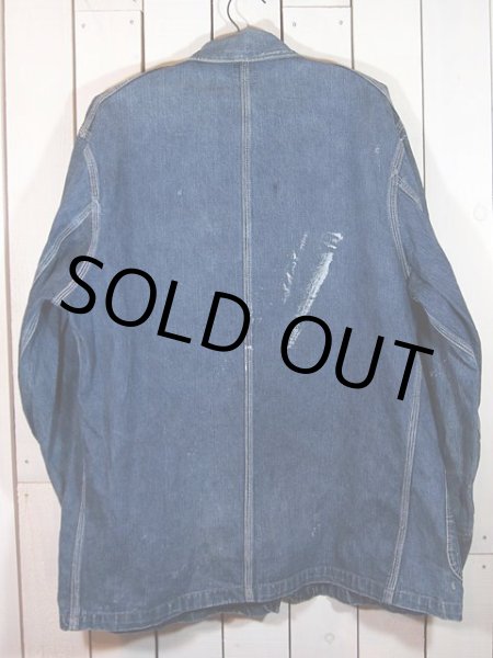 画像2: 1950s【Lee】91-JロングLデニムカバーオール (2)