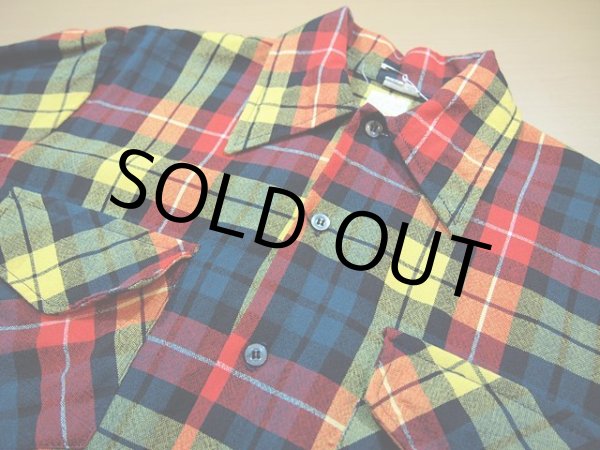 画像4: 1970s【HUDSON'SBAY】旧伊勢丹袋柄ウールシャツ (4)