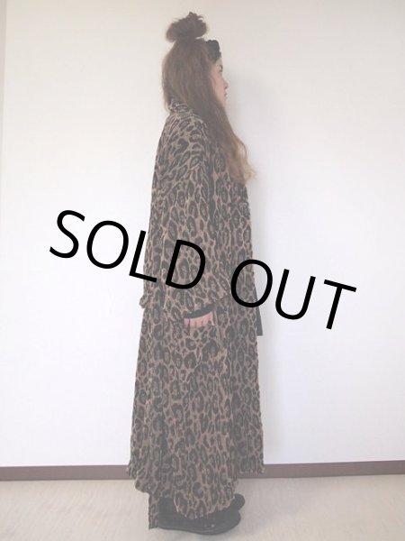 画像3: ヒョウ柄パイルガウン (3)