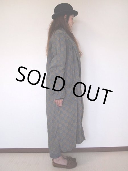 画像3: 1960sコットン総柄ガウン (3)