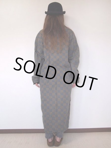 画像4: 1960sコットン総柄ガウン (4)