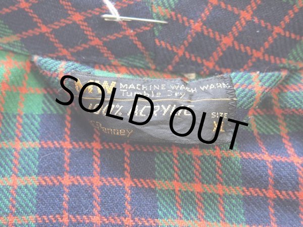 画像5: 1970s【JCPenney】チェックガウン (5)