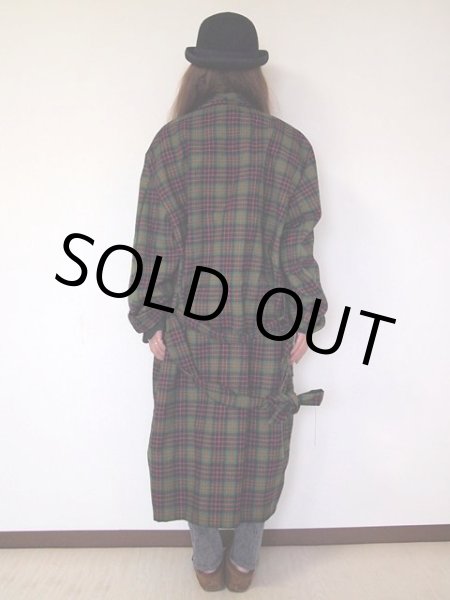 画像4: 1970s【JCPenney】チェックガウン (4)