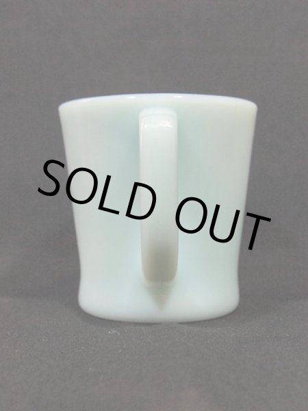 画像2: 50s【FireKing】Dハンドルマグ・ターコイズブルー (2)