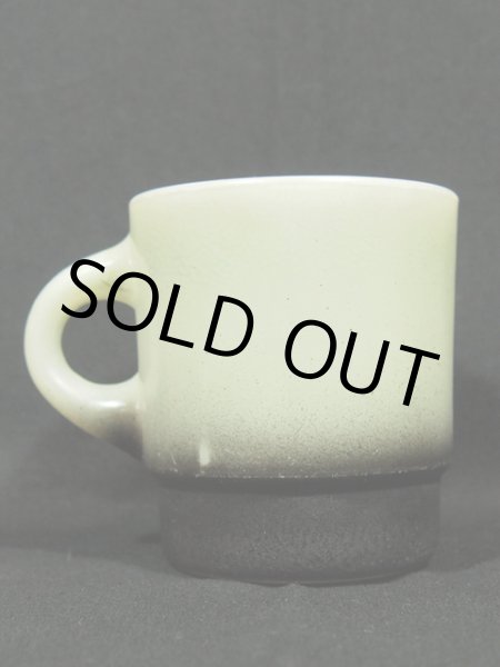 画像3:  60s【FireKing】スタッキングマグ・灰黒 (3)