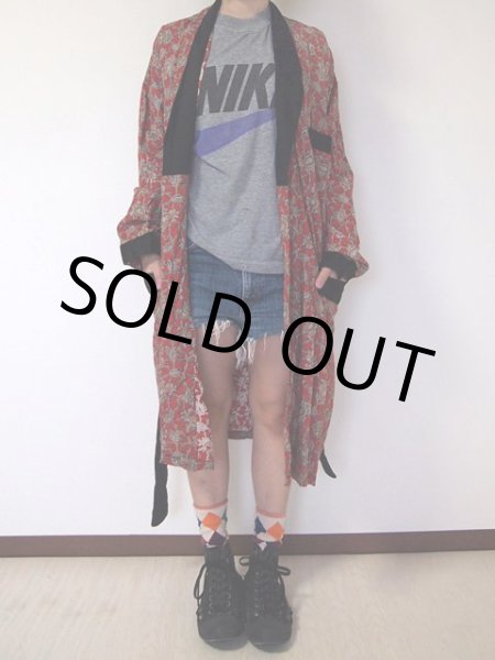 画像2: 1960sペイズリー柄コットンガウン (2)