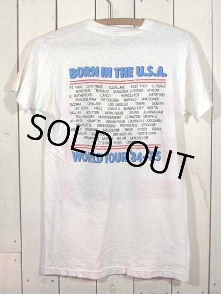 画像3:  1980s【ブルーススプリングスティーン】ツアーTシャツ〝BORN IN THE USA〟 (3)