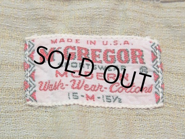 画像3: 1960s【McGREGOR】コットンシャツ (3)