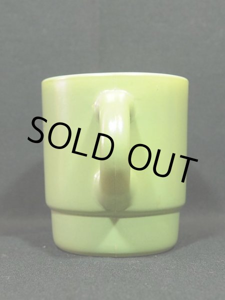 画像2: 60s【FireKing】スタッキングマグ・グリーン (2)