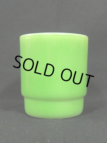 画像4: 60s-70s【FireKing】スタッキングマグ・グリーン (4)